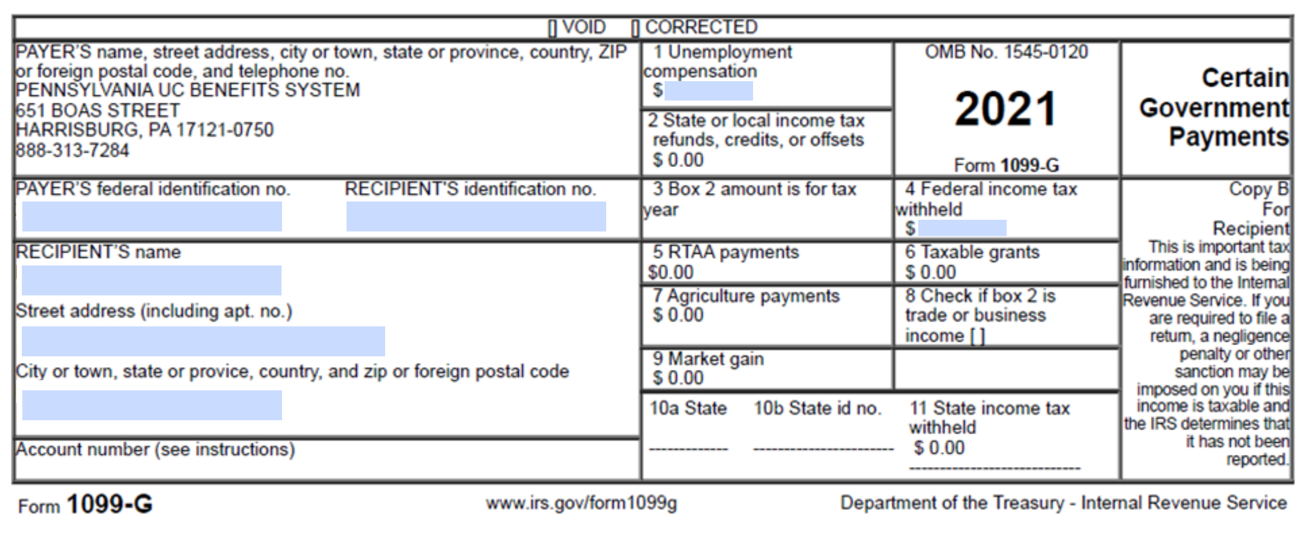 1099 g tax form